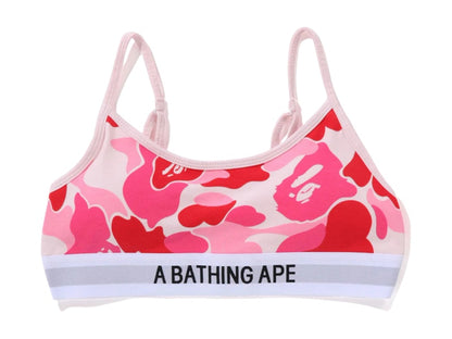 BAPE Women's ABC Camo Sport Bra (SS25) Pink