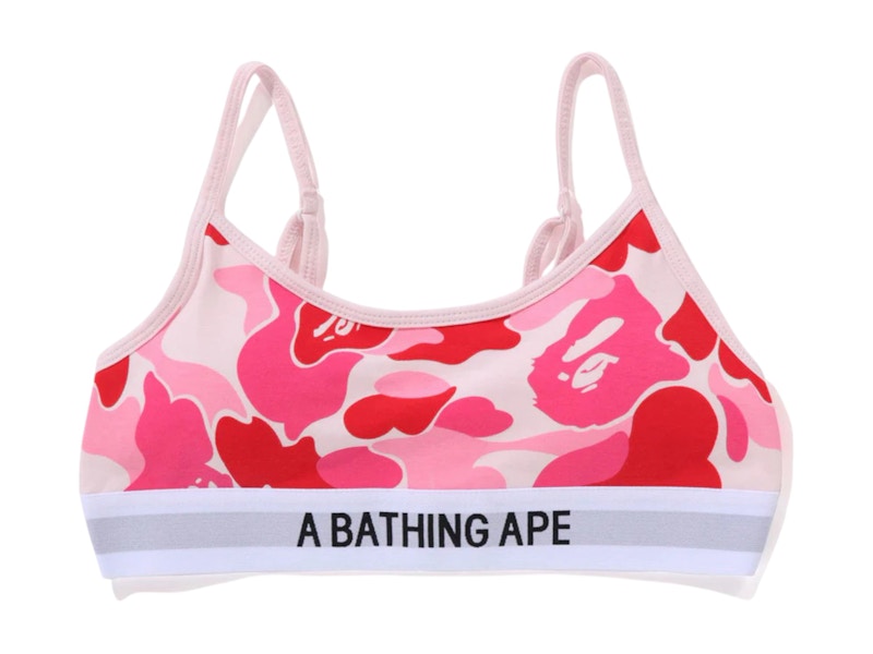 BAPE Women's ABC Camo Sport Bra (SS25) Pink