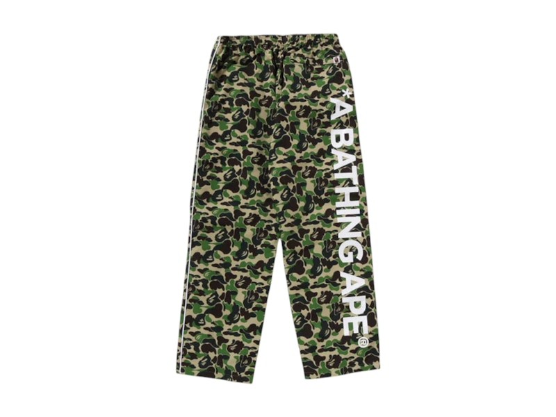 BAPE Women's ABC Camo Track Pants Green