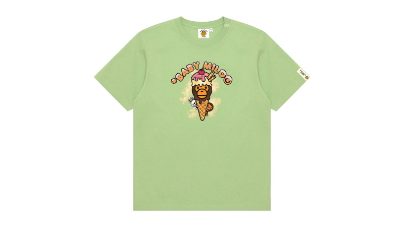 BAPE Women's Baby Milo Ice Cream Tee Light Green
