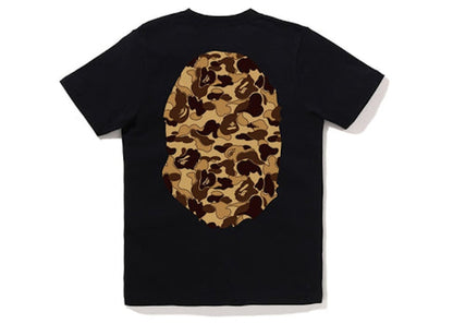 BAPE Womens Cookie Camo 2 Big Ape Head Tee Black Brown