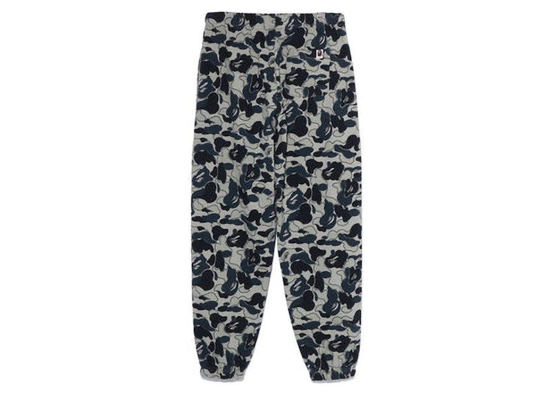BAPE Womens Cookie Camo 2 Oversized Sweatpants Beige