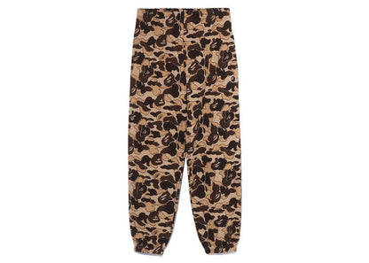 BAPE Womens Cookie Camo 2 Oversized Sweatpants Brown