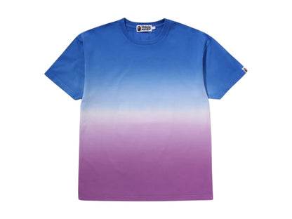 BAPE Women's Gradation Big College Oversized Tee Blue