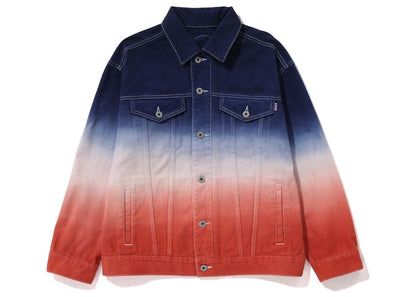 BAPE Women's Gradation Champion Denim Jacket Multi