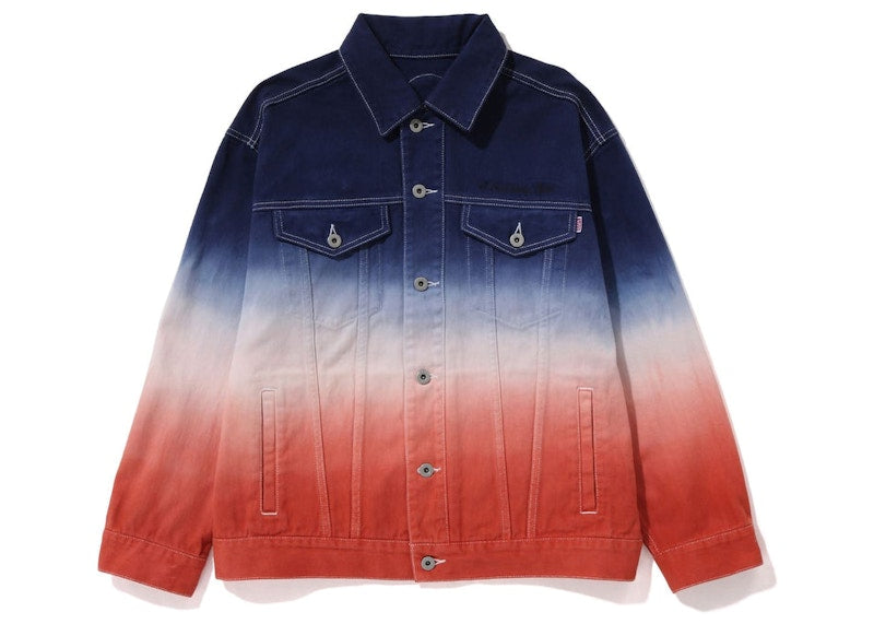 BAPE Women's Gradation Champion Denim Jacket Multi