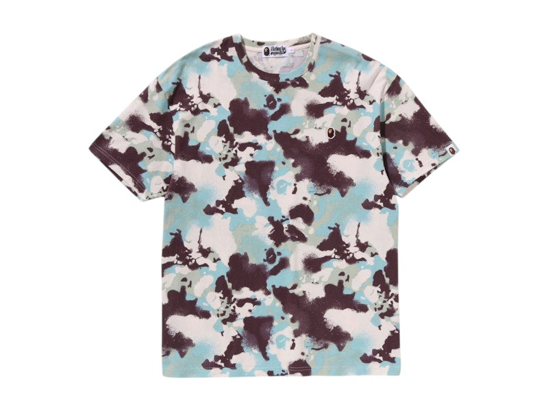 BAPE Women's Map Camo Oversized Tee Multicolor