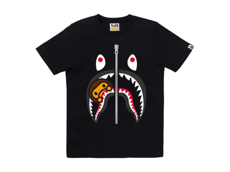 BAPE Women's Milo Shark Tee Black