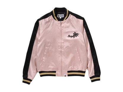 BAPE Women's Neon Ape Head Souvenir Jacket Multicolor
