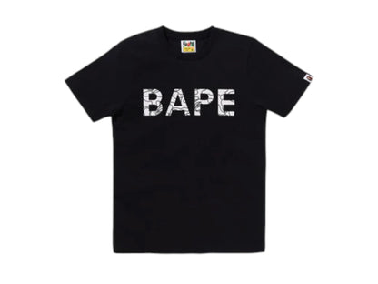 BAPE Women's Neon Camo Glitter Tee Black