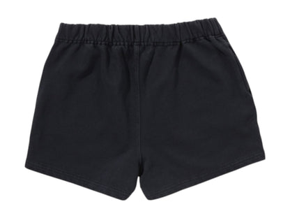 BAPE Women's Pigment Dyed One Point Sweat Shorts Black