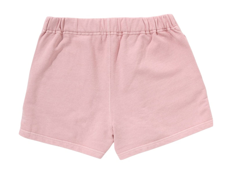 BAPE Women's Pigment Dyed One Point Sweat Shorts Pink
