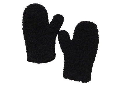 BAPE Women's Shark Boa Mittens Black