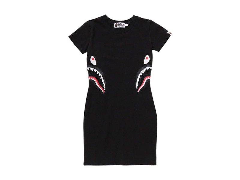 BAPE Women's Shark Jersey Dress Black