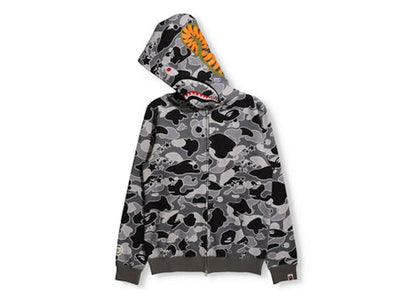 BAPE Women's Sta Camo Shark Full Zip Hoodie Black