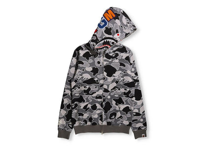 BAPE Women's Sta Camo Shark Full Zip Hoodie Black