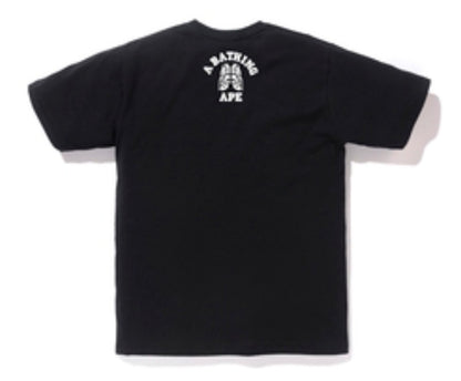 BAPE Woodland Camo Tiger College Tee Black/Black