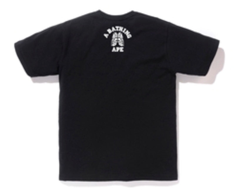 BAPE Woodland Camo Tiger College Tee Black/Black