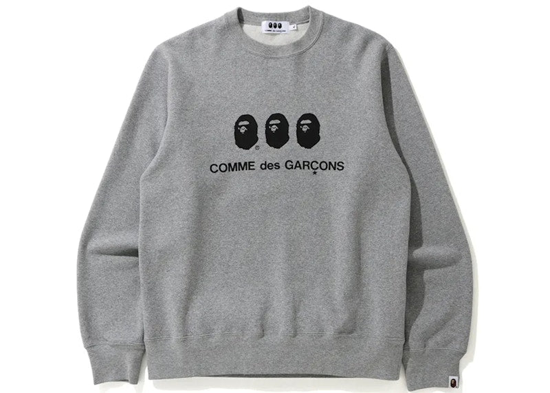 BAPE X CDG Osaka Crewneck Grey