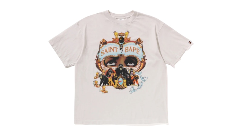 BAPE X Saint Mxxxxxx Generation Tee White