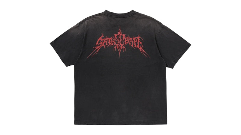 BAPE X Saint Mxxxxxx Saint Bape Tee Black
