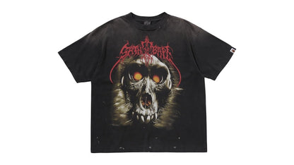 BAPE X Saint Mxxxxxx Saint Bape Tee Black