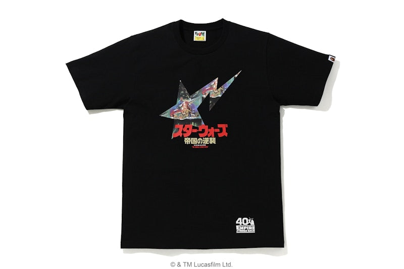 BAPE X Star Wars Bape Sta Tee Black