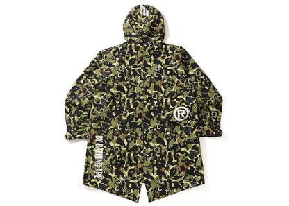 BAPE x UNKLE MWA CAMO M-51 Hoodie Jacket Green