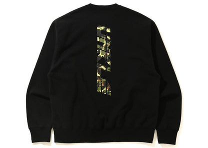 BAPE x UNKLE POINTMAN Logo Relaxed Crewneck Black