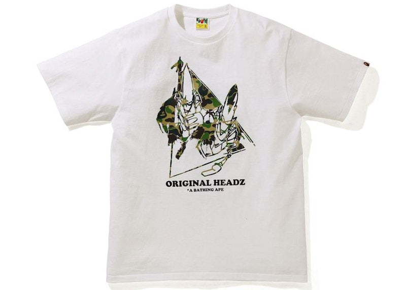 BAPE x UNKLE POINTMAN Logo T-shirt White