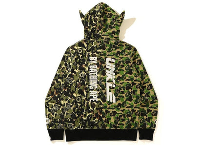 BAPE x UNKLE WIDE Full Zip Hoodie Green