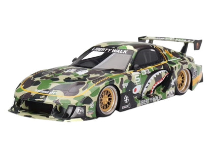 BAPE XLBWK Mini GT ABC Camo FD RX7 1/18 Green
