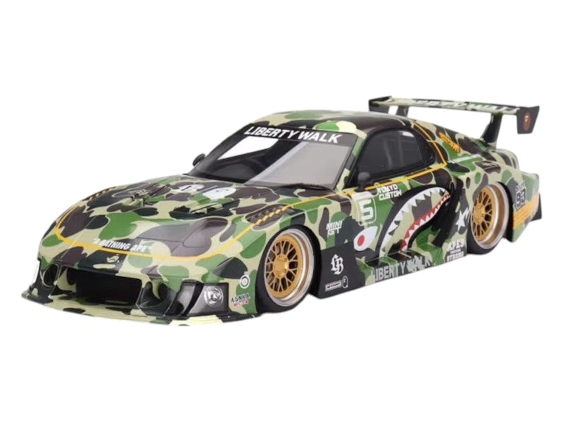 BAPE XLBWK Mini GT ABC Camo FD RX7 1/18 Green