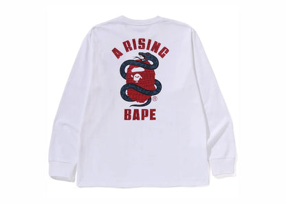 BAPE Year Of Snake L/S Tee White