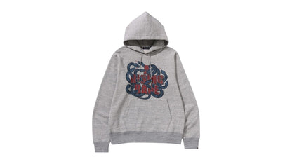 BAPE Year Of Snake Pullover Hoodie Gray