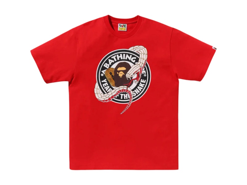 BAPE Year Of The Snake Tee Red