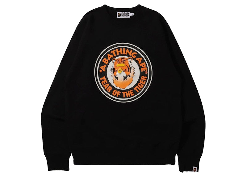 BAPE Year of the Tiger Crew Black