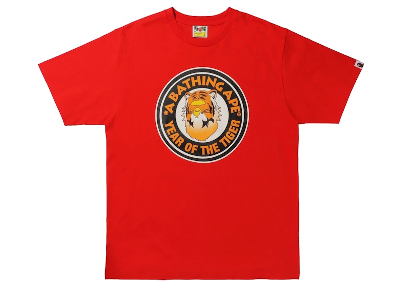 BAPE Year of the Tiger Tee Red