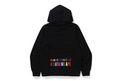 BAPE vs. Mastermind Rainbow Logo Pullover Hoodie Black
