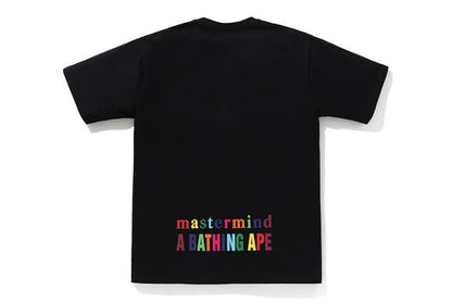 BAPE vs. Mastermind Rainbow Logo Tee Black