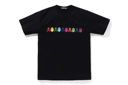 BAPE vs. Mastermind Rainbow Logo Tee Black