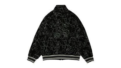 BAPE x 88Rising Glow In The Dark Camo Track Jacket Black