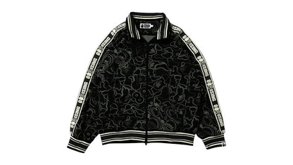 BAPE x 88Rising Glow In The Dark Camo Track Jacket Black