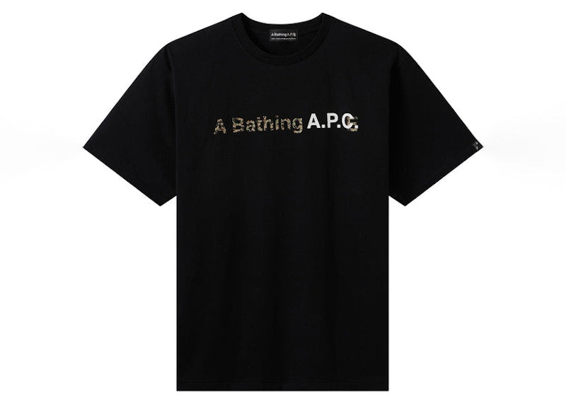 BAPE x A.P.C A Bathing A.P.C. T-shirt Black