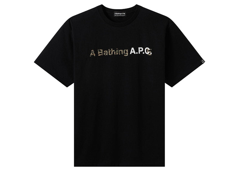 BAPE x A.P.C. A Bathing Ape Wide T-Shirt Black