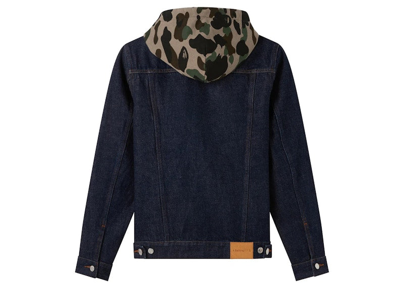 BAPE x A.P.C Born 2 Lose Jacket Indigo