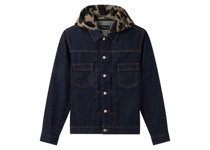 BAPE x A.P.C Born 2 Lose Jacket Indigo