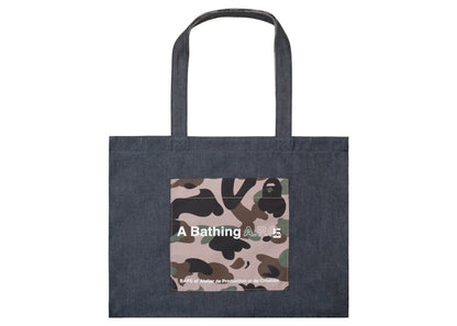 BAPE x A.P.C. Denim Tote Bag Indigo