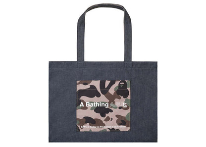 BAPE x A.P.C Dough Tote Bag Denim/Camo