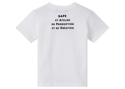 BAPE x A.P.C Kids Milo Cloud T-shirt White